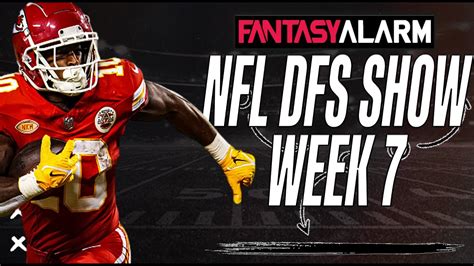 Nfl Dfs Show Week 7 Draftkings Nfl Picks Week 7 Nfl Dfs Lineups