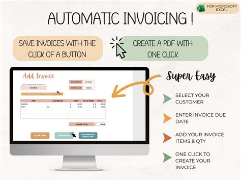 Excel Bookkeeping Invoice Template Small Business Bookkeeping - Etsy