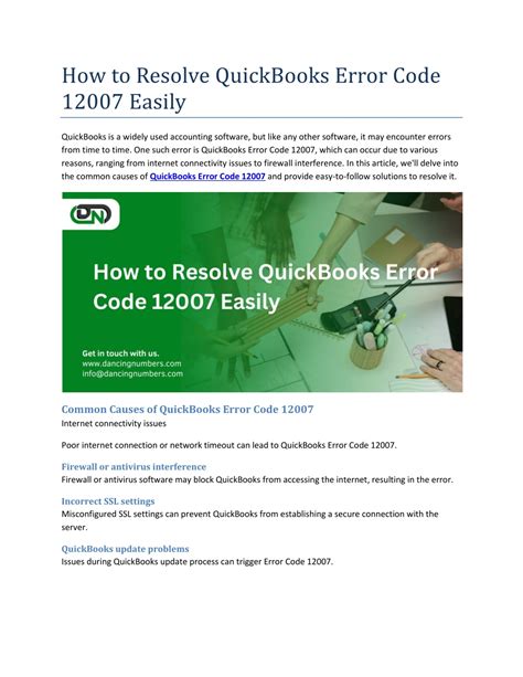 Ppt How To Resolve Quickbooks Error Code Easily Powerpoint