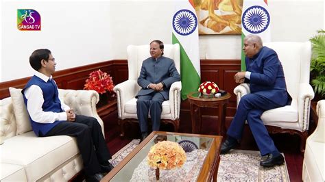 Dr P K Mishra Principal Secretary To Pm Calls On Vice President