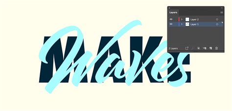 How To Create An Overlapping Text Layout In Adobe Illustrator