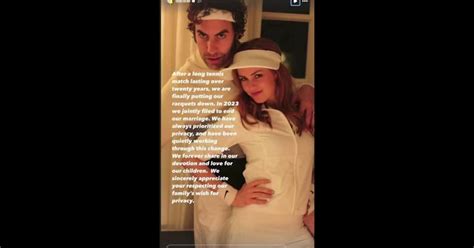 Sacha Baron Cohen E Isla Fisher Annunciano La Separazione Con Un Post