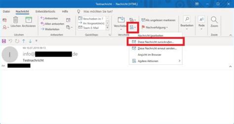 Outlook Mail Zur Ckrufen So Holen Sie Gesendete E Mails Zur Ck