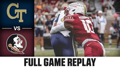 Florida State Seminoles Vs Georgia Tech Yellow Jackets Full Game