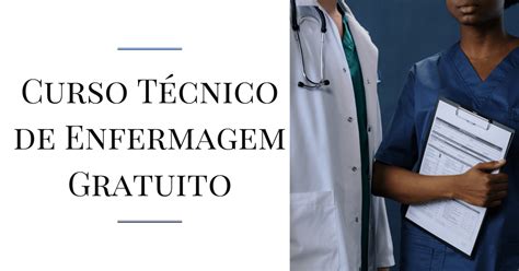 Curso T Cnico De Enfermagem Gratuito Cursos Certificado