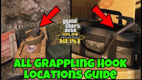 All Grappling Hook Locations Guide Gta Online Cayo Perico Heist