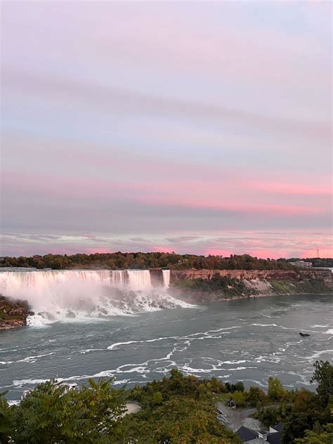 Niagara Falls at Sunset