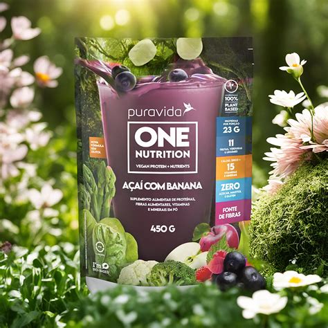 Puravida One Nutrition Vegan Protein Sabor A Ai Banana G