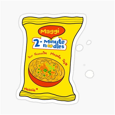 Maggi Sticker For Sale By Rosaliasl Redbubble