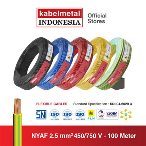 Promo Kabel Metal Kabel Nyaf Mm Meter Serabut Tembaga Listrik