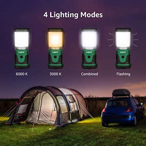 Lepro Lanterne Camping Led Mini Lampe De Camping Portable Aliment E