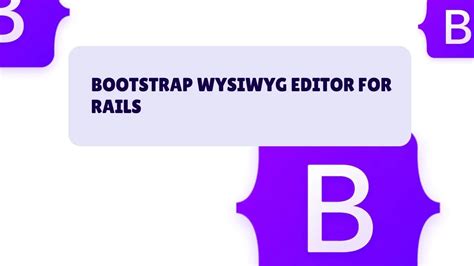 Bootstrap Wysiwyg Editor For Rails