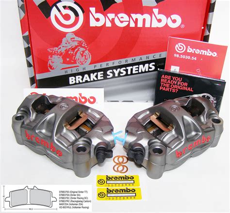 Radial M50 Monoblock Bremszangen Orig Brembo 100 Mm Kit