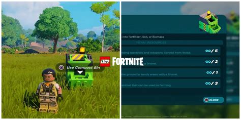 How To Craft A Compost Bin In Lego Fortnite