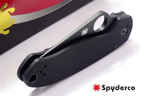 Spyderco 第三代paramilitary 3美國軍用黑g10折刀s45vn鋼黑刃 瑞格華·大海刀品