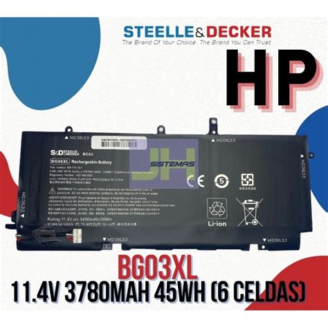 Batería para laptop Hp BI03XL JH Sistemas en Lima Peru