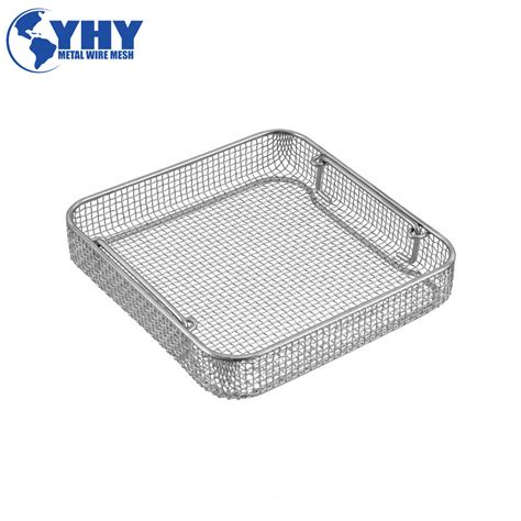 Classic Crimped Wire Mesh Sterilization Baskets China Wire Mesh