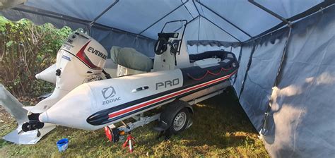 D Hybrydowa Ponton Rib Zodiac Pro R Evinrude Km Jak Nowy