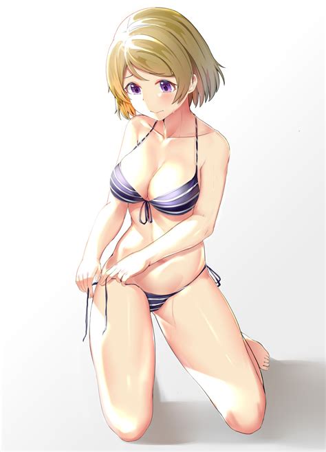 Xubai Love Live Koizumi Hanayo Bikini Swimsuits Undressing