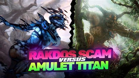 Round Rakdos Scam Vs Amulet Titan Live Duel Tournament Modern