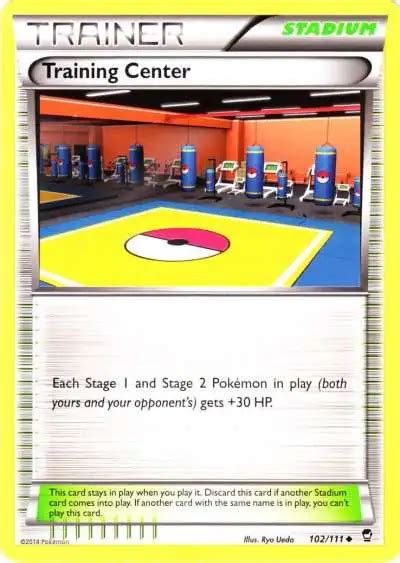 Pokemon X Y Furious Fists Single Card Uncommon Training Center Toywiz