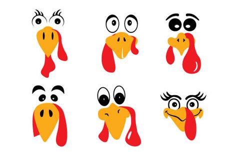 1 Turkey Face Print Templates Designs & Graphics