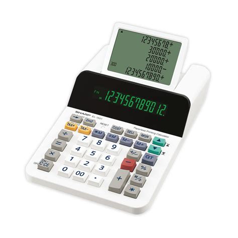 Sharp El Paperless Printing Calculator El