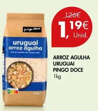 Promo O Arroz Agulha Uruguai Pingo Doce Kg Em Pingo Doce