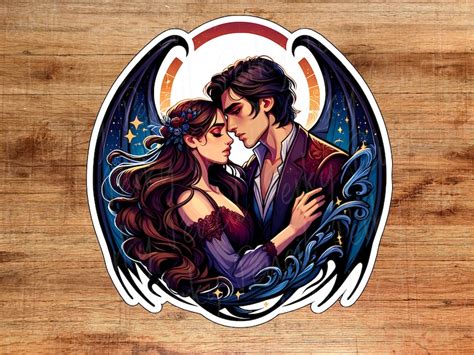 Acotar Rhysand and Feyre PNG Acotar Sticker A Court of Thorn and Roses ...