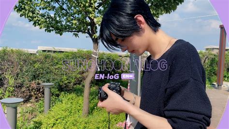 En Log 필름 카메라와 함께한 하루 📸 흘러넘치는 감성 🏙️ Happy Sunghoon Log 🐶 Enhypen 엔