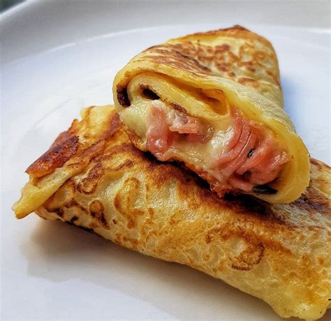 Crepe De Presunto E Queijo Presunto E Queijo Gastronomia Presunto