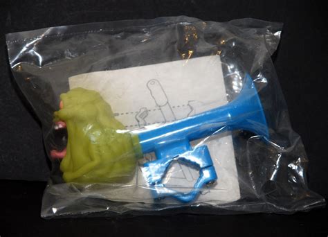 Mcdonalds Real Ghostbusters Slimer Bike Horn Happy Meal Toy Mint