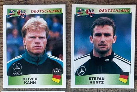 6X 1996 EURO 96 ENGLAND PANINI ORIGINAL UNUSED STICKERS PLAYERS GERMANY