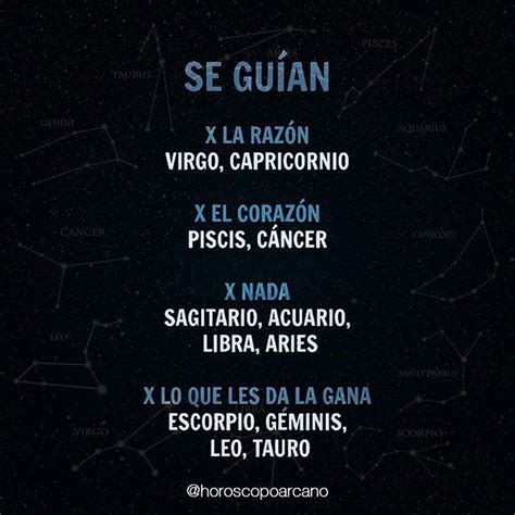 Menciona Sigueme Horoscopoarcano Capricornio Virgo Manises