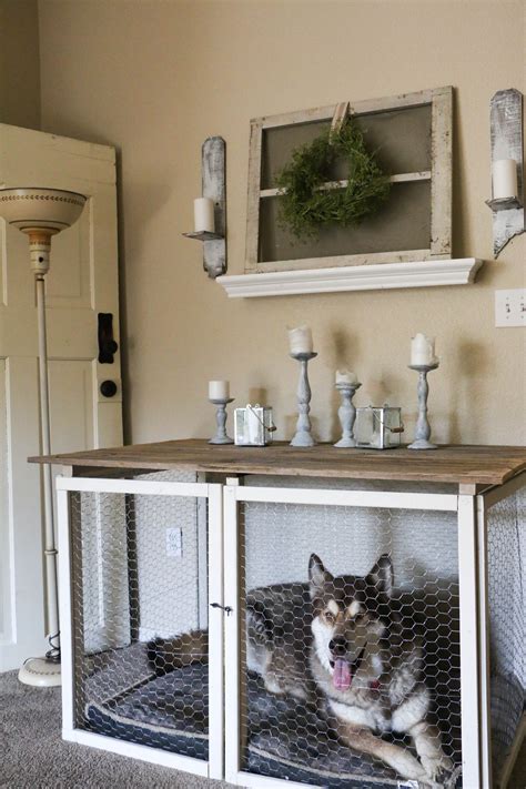 Diy Dog Crate Cover Plans / Weekend Diy A Stylish Dog Crate Cover For