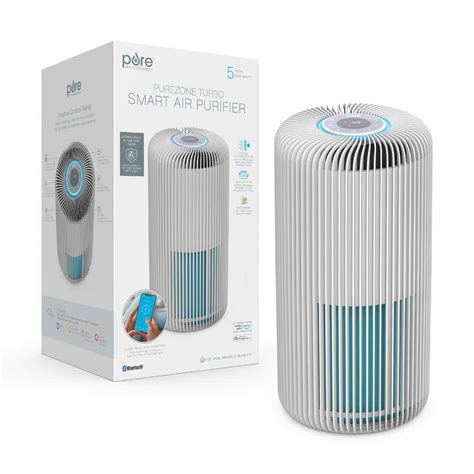 Pure Enrichment Purezone Cylinder Air Purifier White Peaircyl Rt