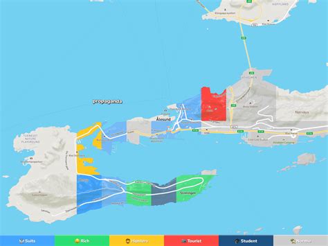 Alesund Neighborhood Map