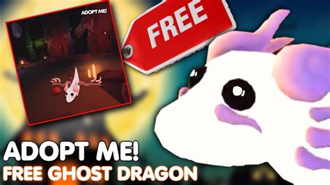 How To Get A Free Ghost Dragon Roblox Adopt Me Youtube