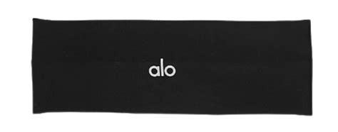 Alo Yoga Airlift Black Headband WHATS ON THE STAR