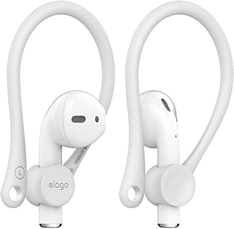 Elago Airpods Ear Hook Designed For Apple Airpods 1 And 2 White