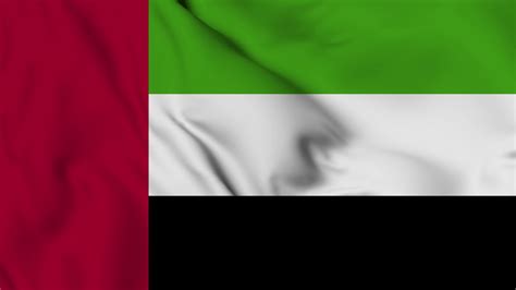 Uae United Arab Emirate Flag Animation For Background In K Happy