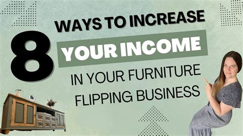 8 Ways To Increase The Revenue In Your Furniture Flipping Business