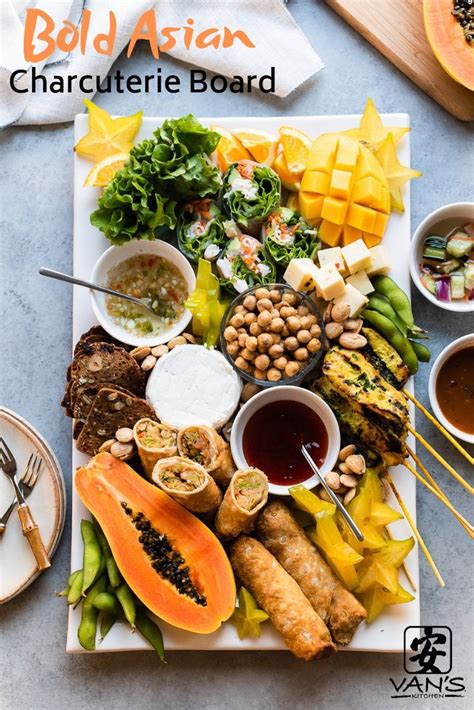 Bold Asian Charcuterie Board Filled With Unique Asian Flavors That Will Wow Your Guests And