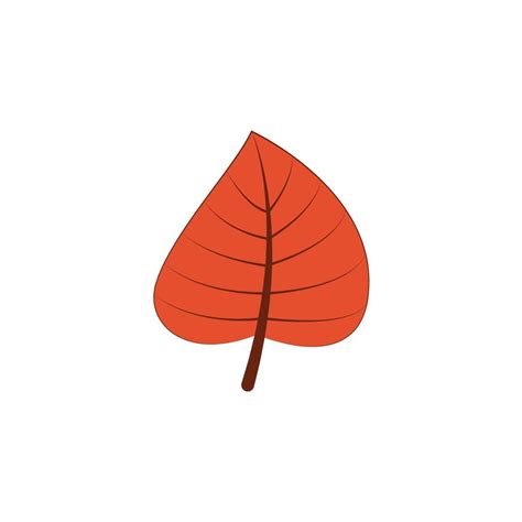 autumn red color leaf vector icon 22342910 Vector Art at Vecteezy