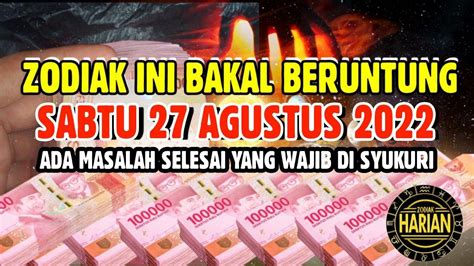 Zodiak Yang Beruntung Hari Sabtu Agustus Lengkap Dan Akurat