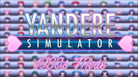 1980s Mode All Characters Portraits Yandere Simulator Youtube