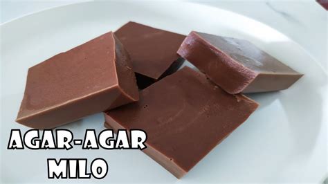 Agar Agar Milo 4 Bahan Mudah And Sedap Delicious And Easy 4 Ingredients