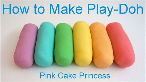 Best Play Doh Recipe How To Make Easy Play Doh By Pink Cake Princess