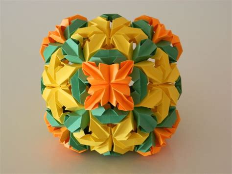 Leroy S Chrysanthemum Modular Origami Paper Decorations Origami