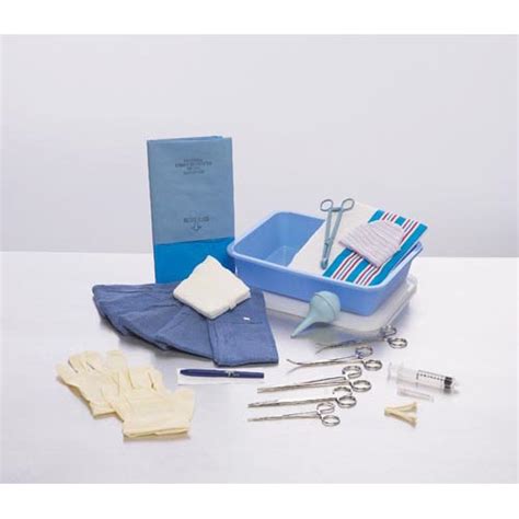 Sterile Latex Free Emergency Birthing Tray Case Of 6 Healthcare